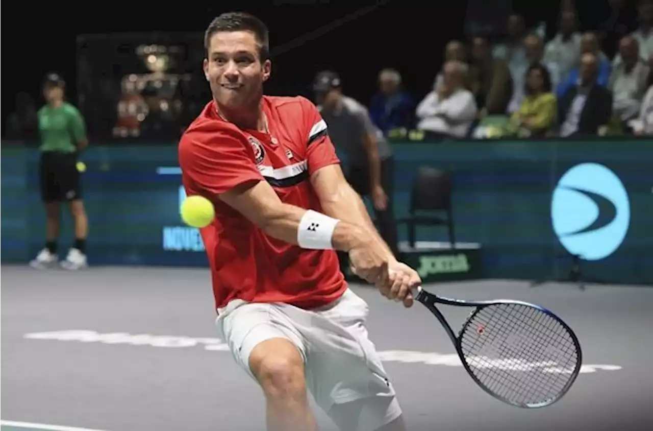 Canada defeats Italy 2-0 in group stage of Davis Cup Finals