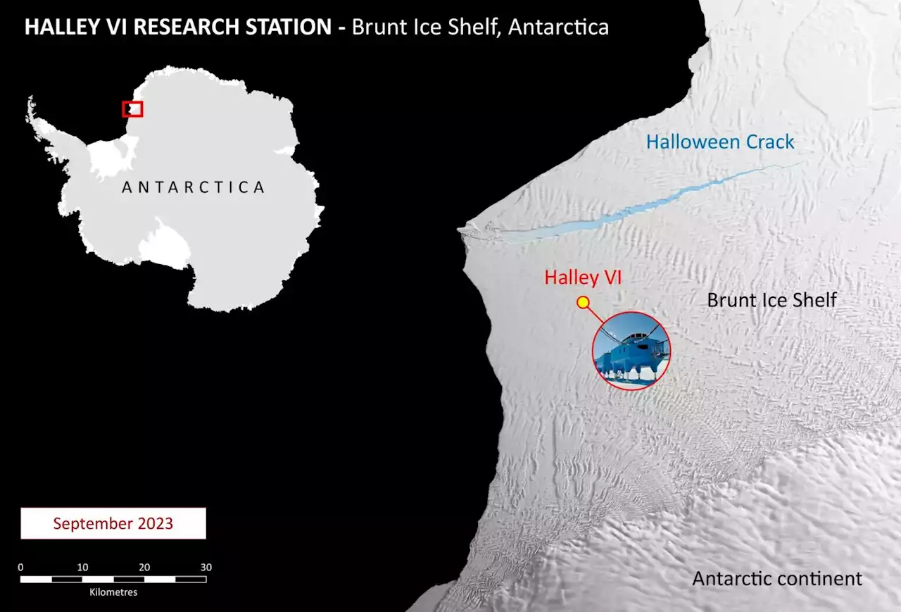 Brunt Ice Shelf speeds up after calving of giant iceberg