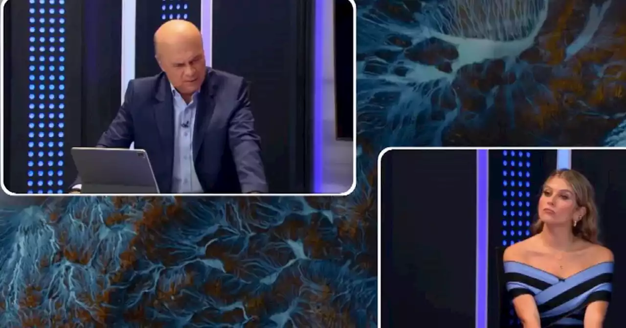Carlos Antonio dejó estirando pico a Andrea Guerrero en pleno programa