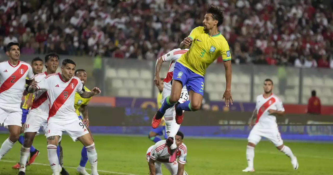 Brasil vence 1-0 a Perú y se sitúa como líder en la eliminatoria