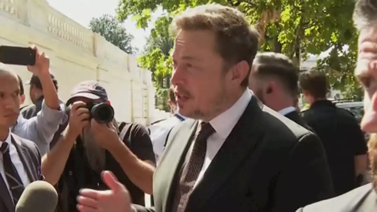 Elon Musk warns of 'civilizational risk' AI poses as he attends meeting with tech CEOs