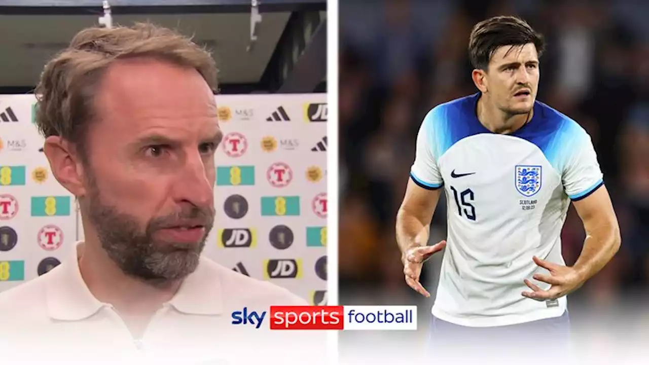 Gareth Southgate hits out at Maguire criticism | 'It's an absolute joke'