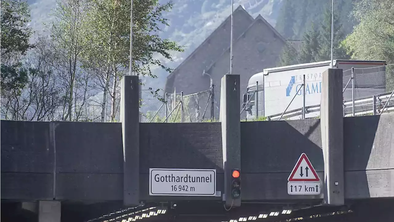 Defekte Zwischendecke im Gotthard-Strassentunnel ist entfernt