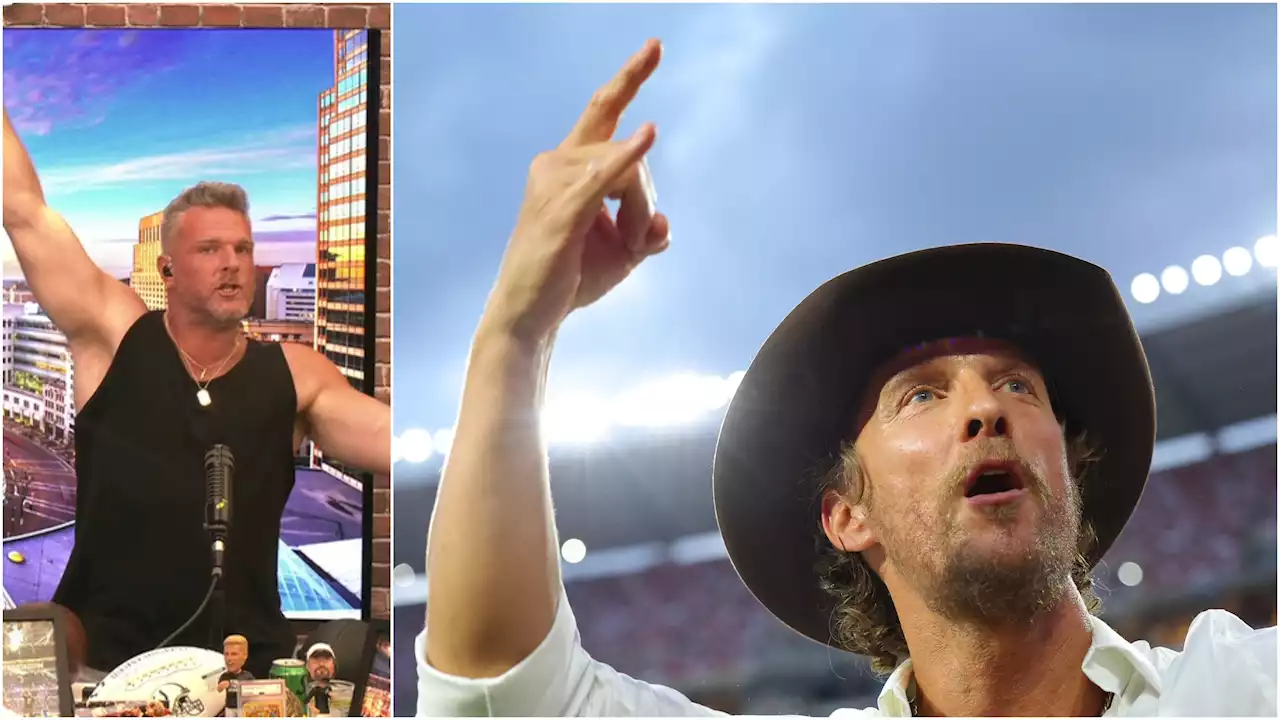 McAfee tells hilarious Matthew McConaughey on Texas-Bama sideline story