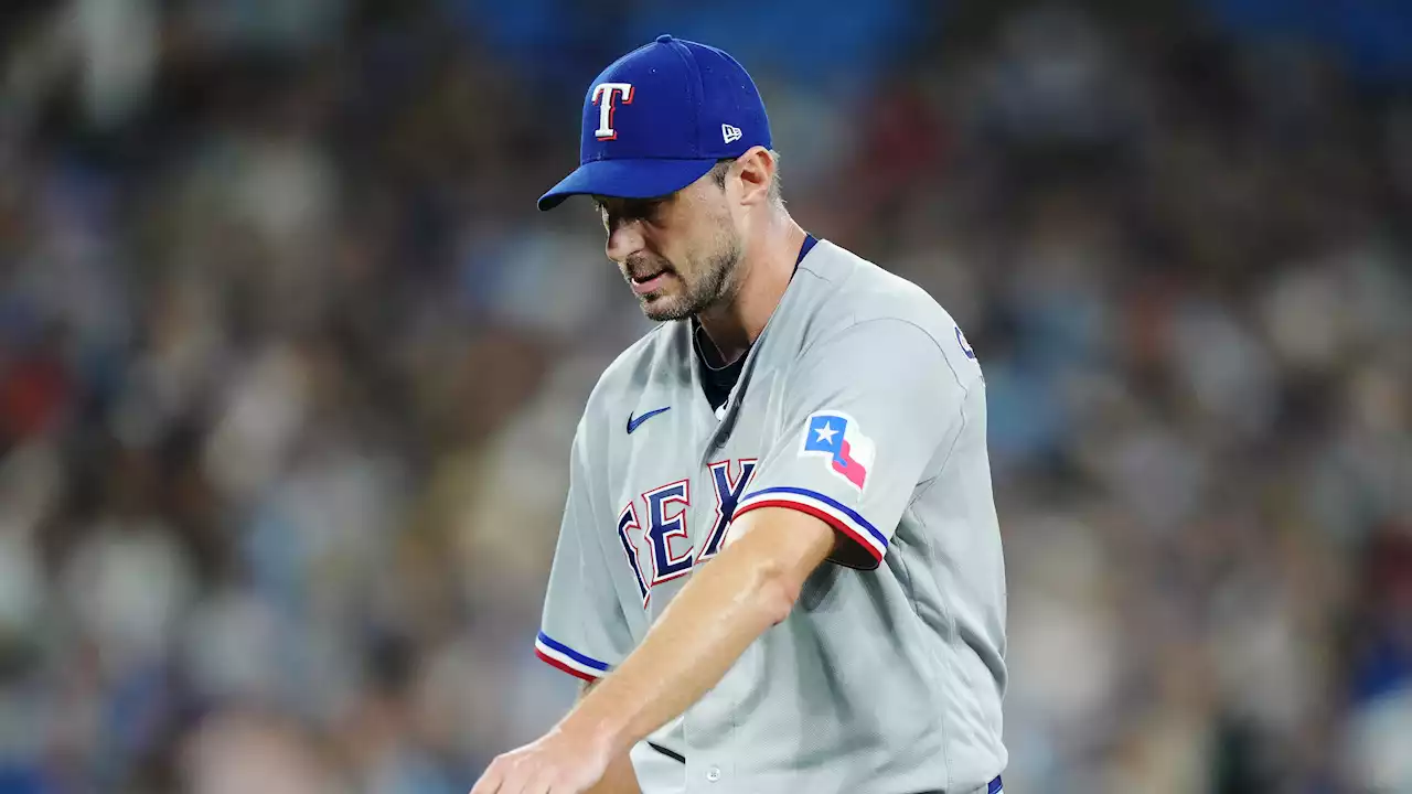 Texas Rangers say Max Scherzer unlikely to pitch again this year