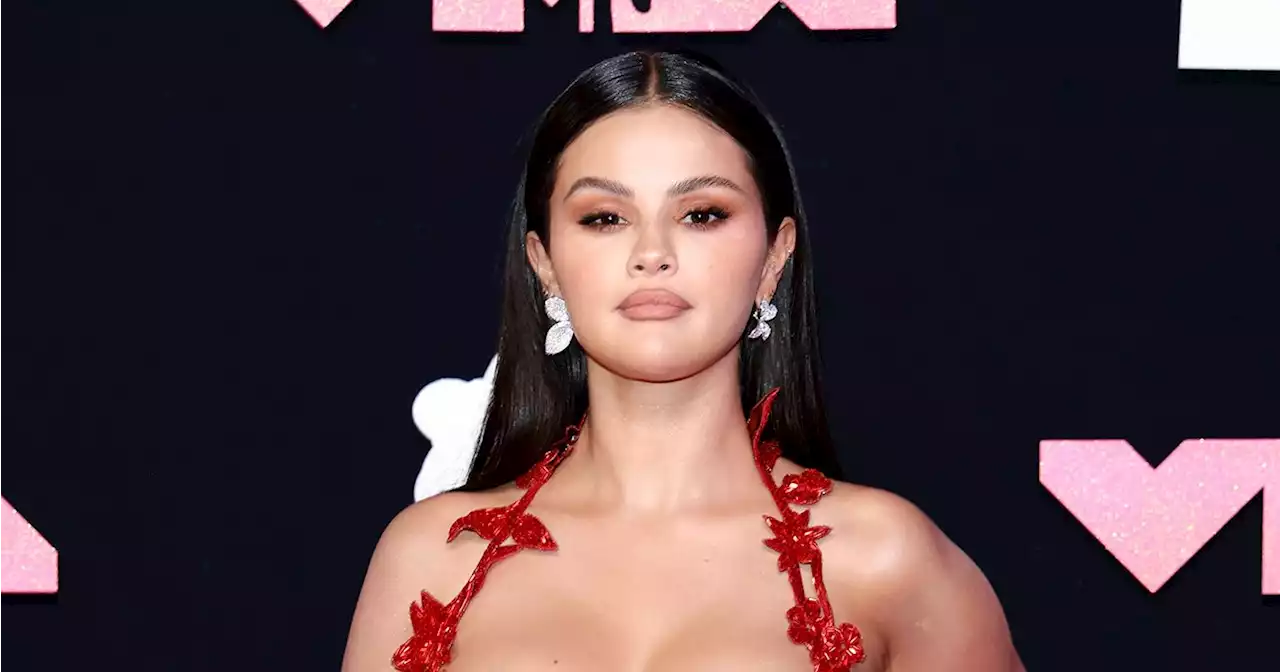 Selena Gomez Rocks Ruby Gown at 2023 MTV VMAs