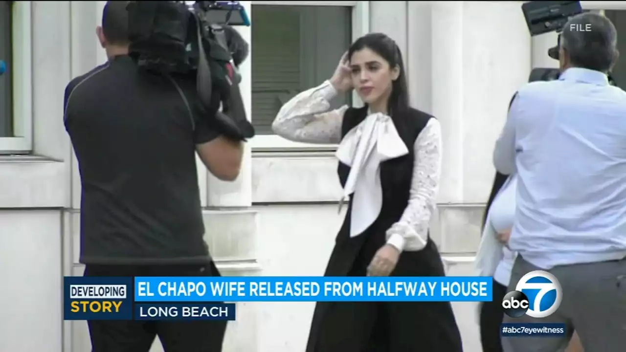 El Chapo's wife released from SoCal halfway house after completing 3-year prison sentence