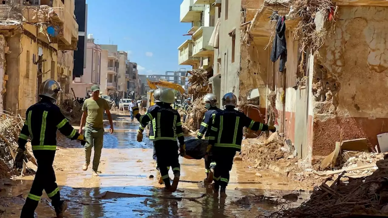 Libyans search for relatives missing in flood as 20,000 feared dead in Derna