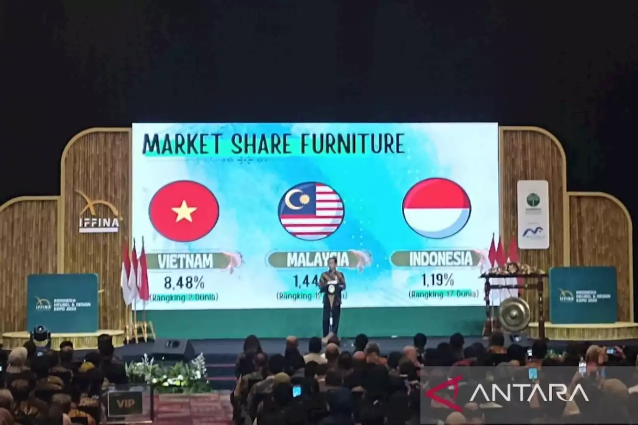 Jokowi minta industri mebel domestik cari mitra agar unggul di global