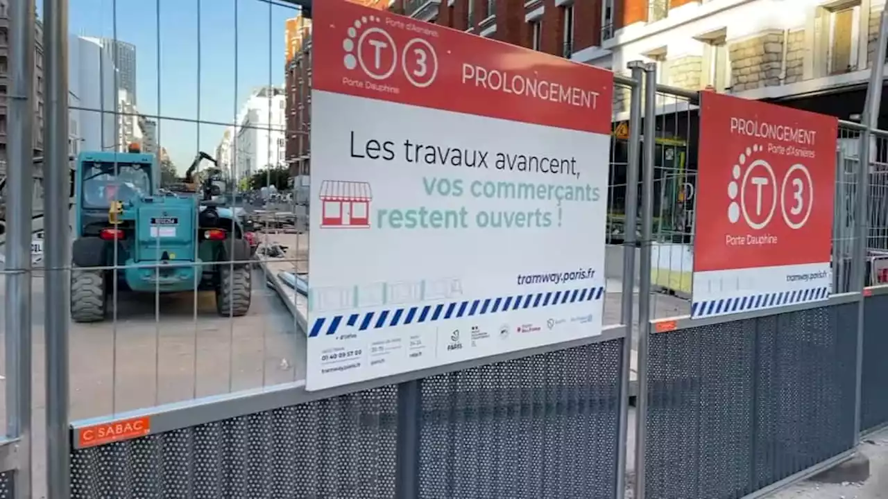 Prolongement du tram T3b: le nom des stations entre Porte d'Asnières et porte Dauphine dévoilé