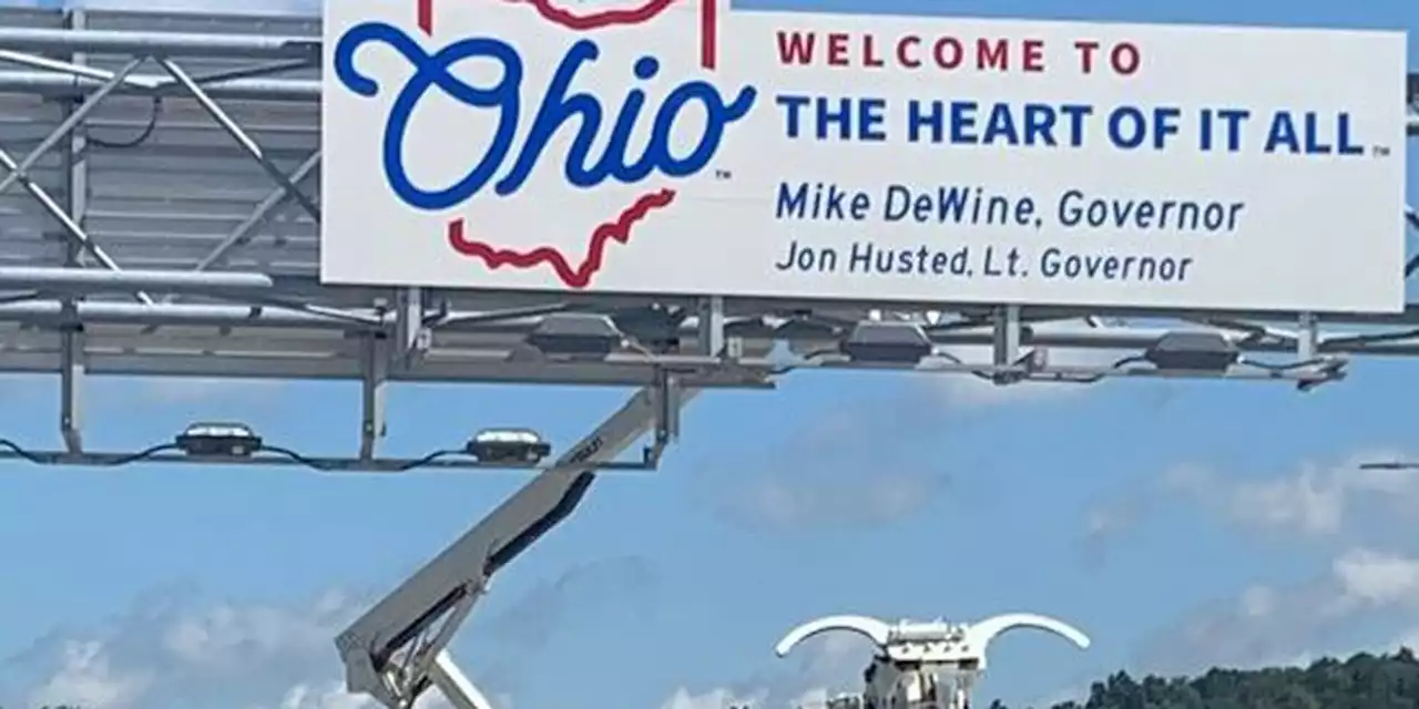 New signs to welcome people arriving in Ohio