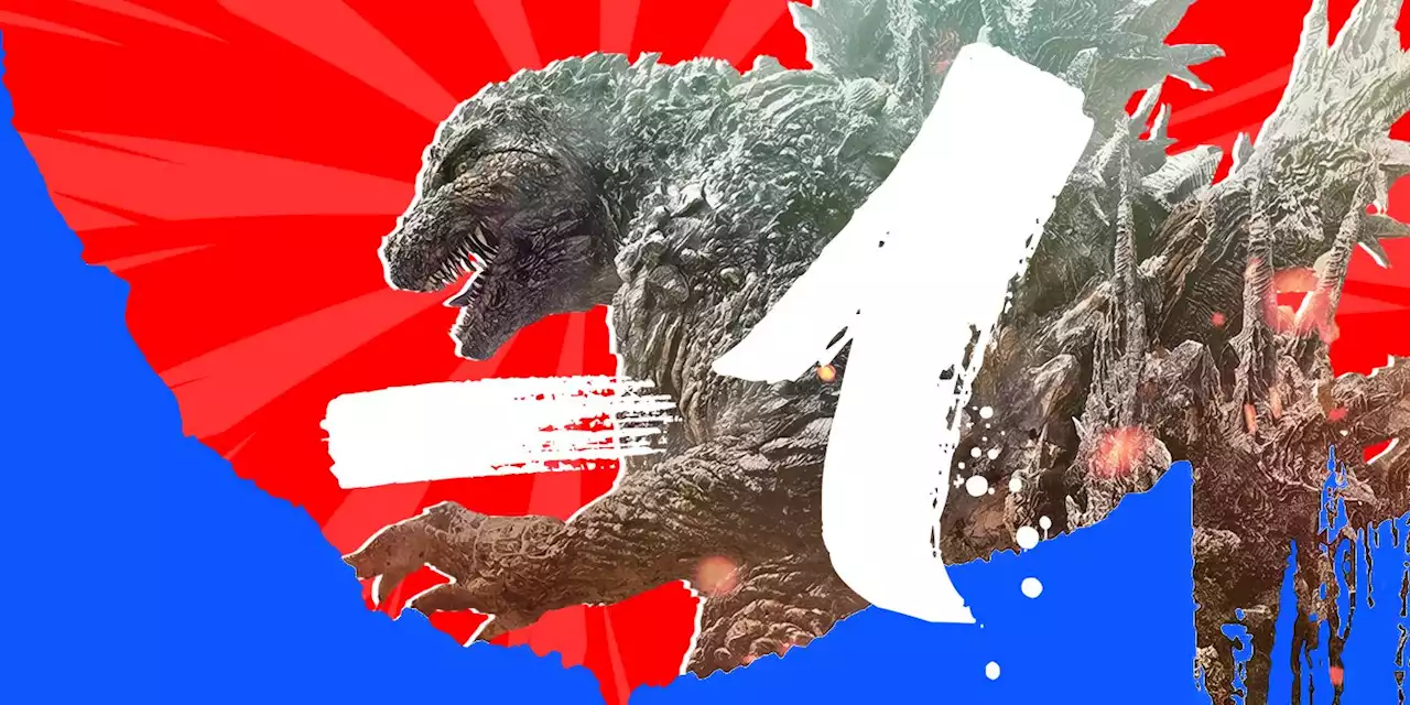 'Godzilla Minus One' Image — The Infamous Kaiju Wreaks Havoc