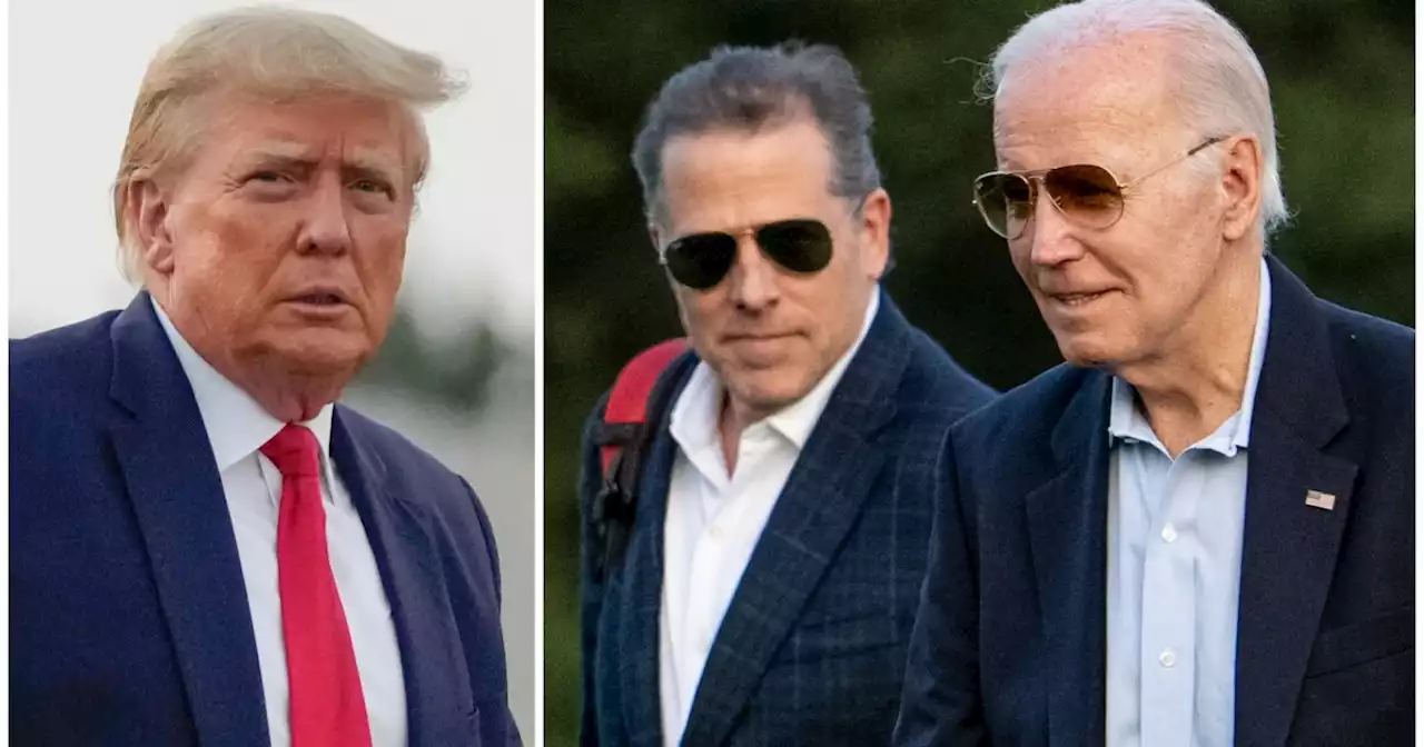 Trump claims Hunter Biden indictment is 'only crime' not implicating Joe Biden