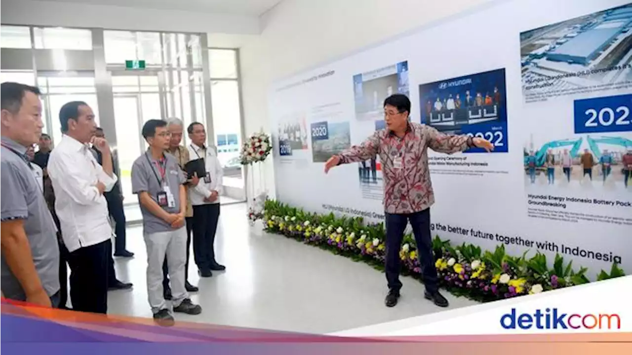 Jokowi Cek Pabrik Baterai Mobil Listrik, Negara Lain Bakal Bergantung ke RI