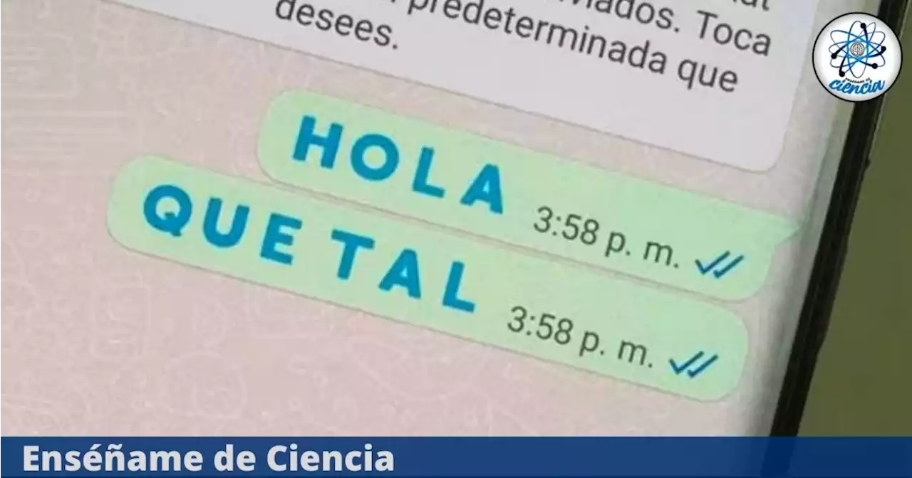 El truco viral de WhatsApp para escribir tus mensajes con letras azules