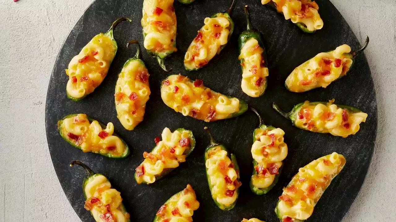 Bacon Mac ’n’ Cheese Jalapeño Bites