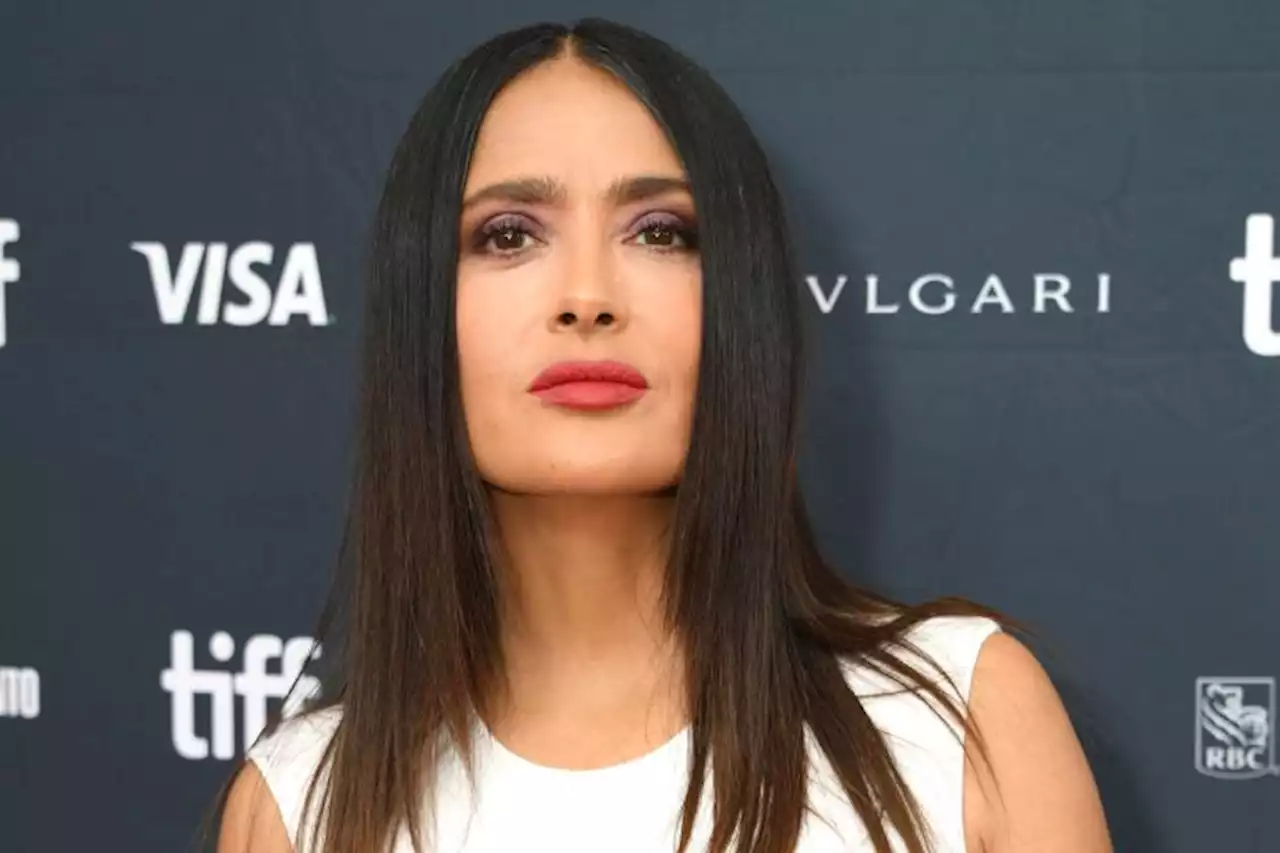 Salma Hayek On Her Showstopping TIFF Look: ‘It’s Important To Support Up-And-Coming Designers’