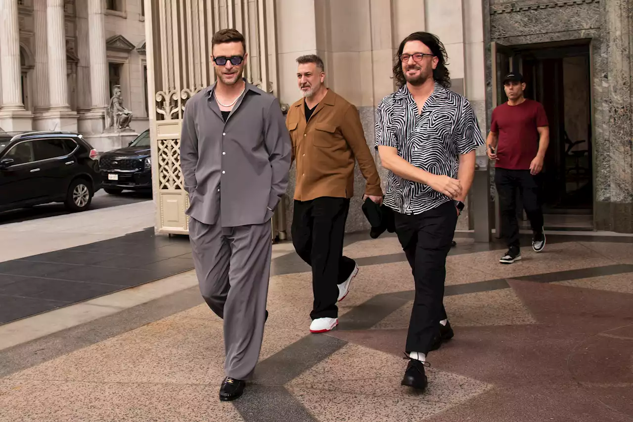 Star Spotting: Justin Timberlake And Fellow NSYNC Members Are The Talk Of The Town