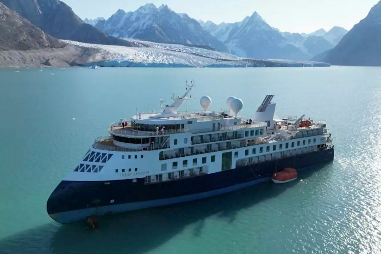 Covid cases reported on luxury cruise ship that ran aground off Greenland