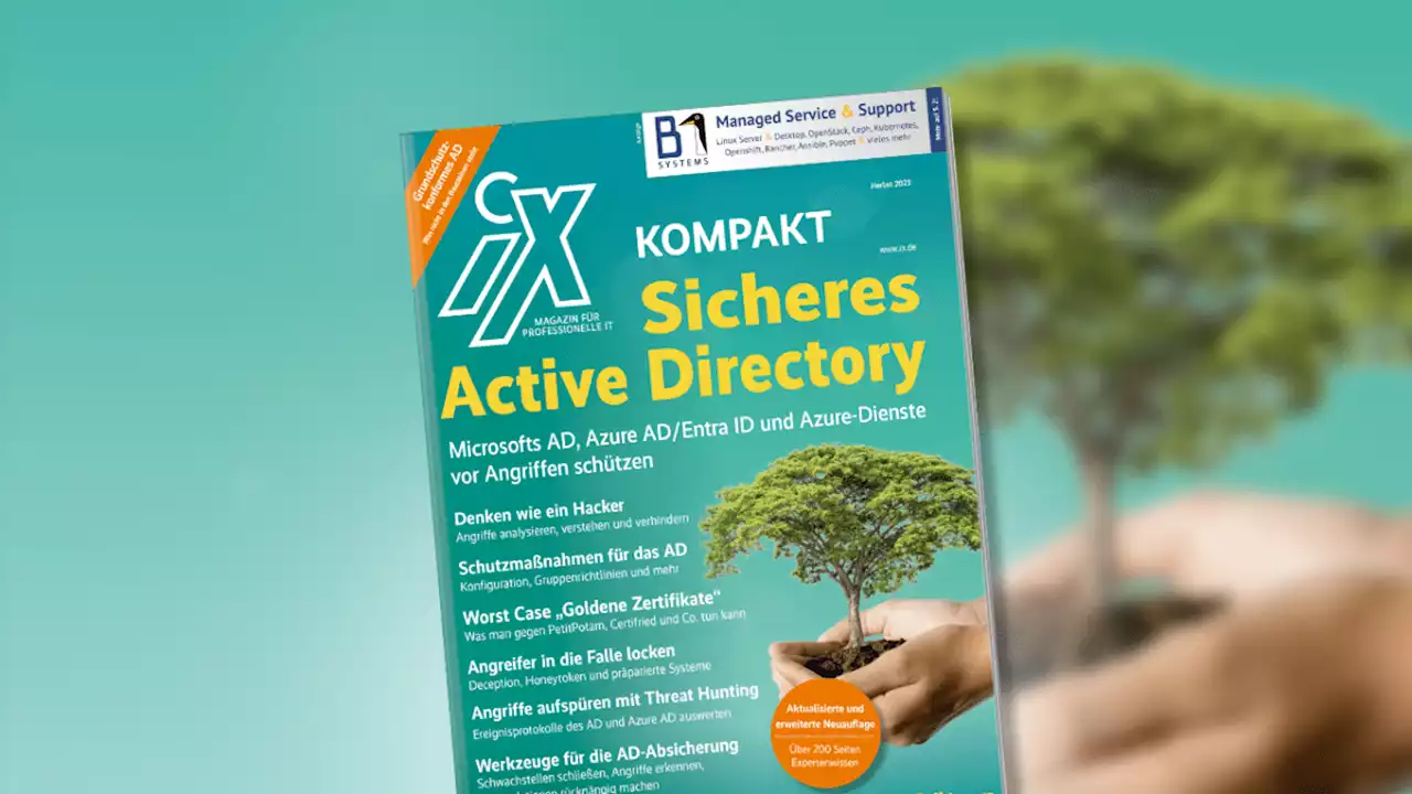 Aktualisiertes und erweitertes iX-Sonderheft 'Sicheres Active Directory' ist da