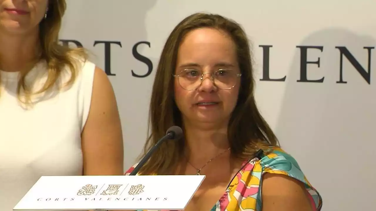 Mar Galcerán, primera diputada con síndrome de Down, a la sociedad: 'Que vean a la persona'