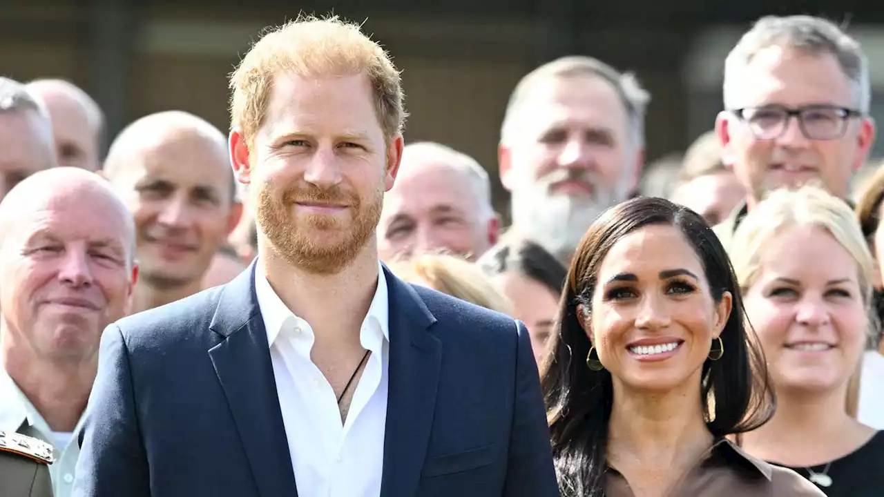 Meghan Markle Paired a Monochromatic Look With a Touch of PDA at the Invictus Games