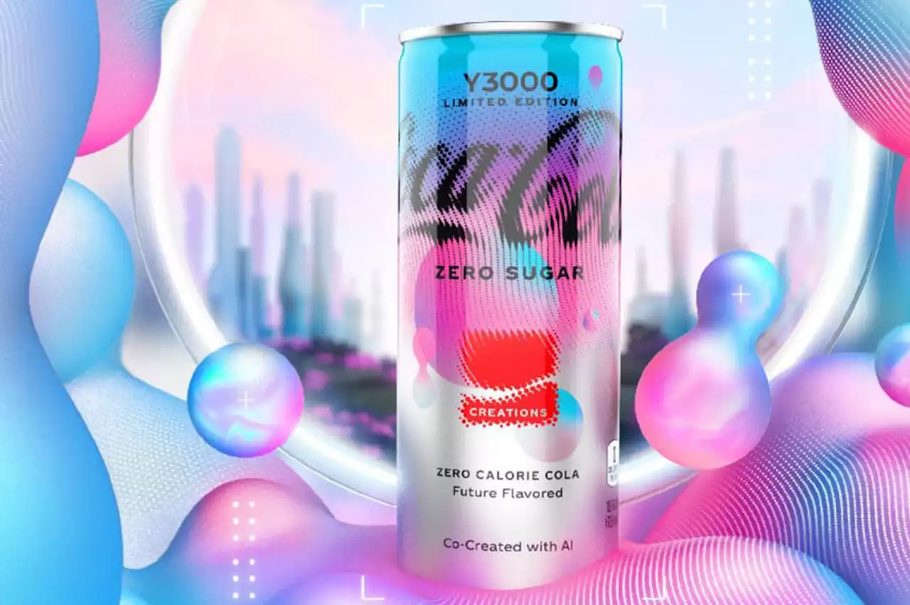 Coca-Cola dévoile son nouveau soda futuriste généré par l'IA