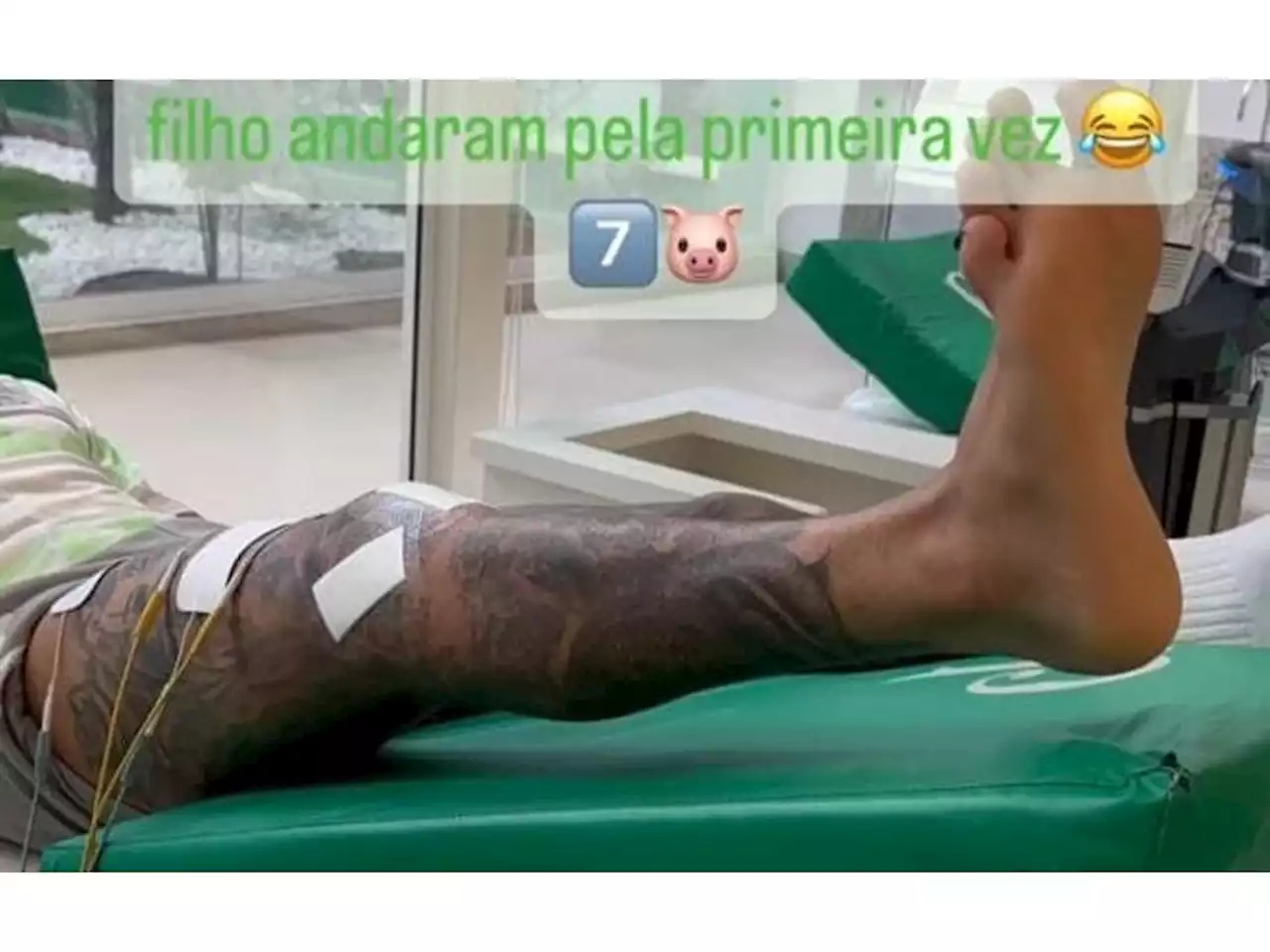 Dudu comemora avanço em recuperação no Palmeiras