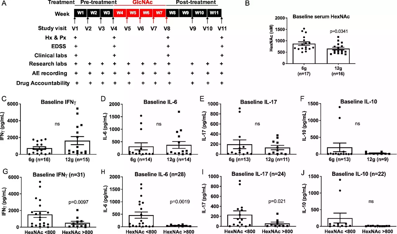 New trial suggests that N-acetylglucosamine restores neurological function in multiple sclerosis patients