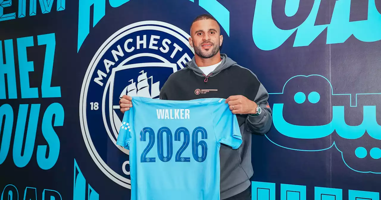 Man City confirm Kyle Walker extension as Blues break their usual contract rule