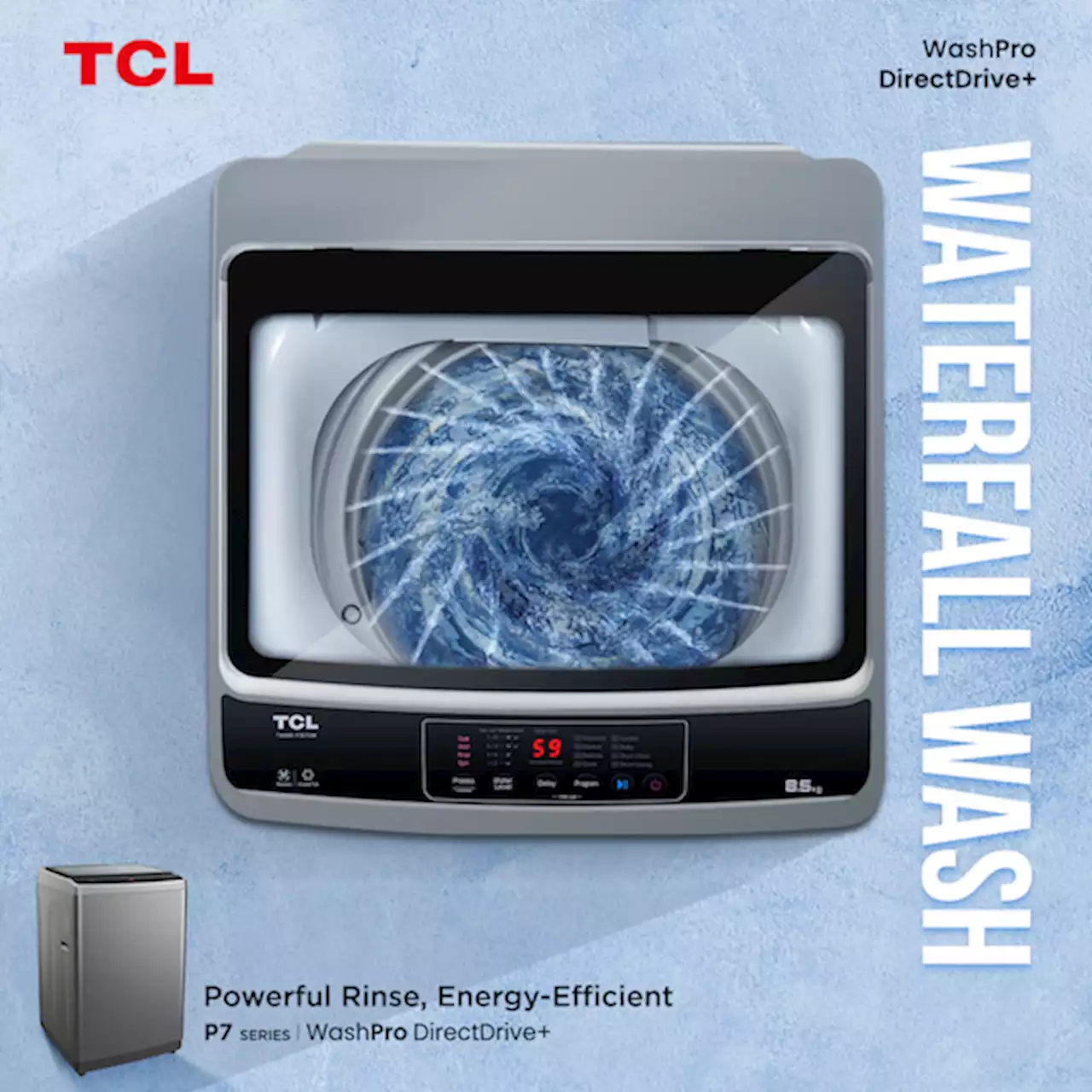 Top 7 reasons why TCL P7 Series Direct Drive+ Topload Washing Machine is a game-changer