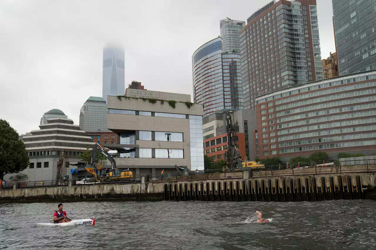 Hudson River swimmer completes 315-mile trek, conquering fatigue, choppy water, rocks and pollution