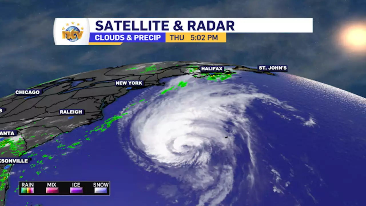 A mild and showery Friday will close out the workweek as Hurricane Lee nears the region