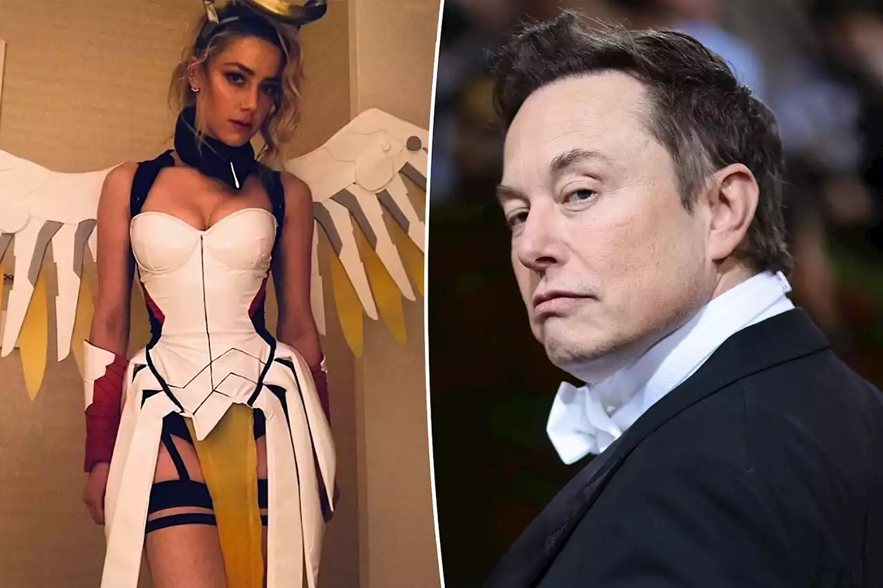 Elon Musk confirms ex-girlfriend Amber Heard dressed as Mercy from ‘Overwatch’ for ‘awesome’ roleplay