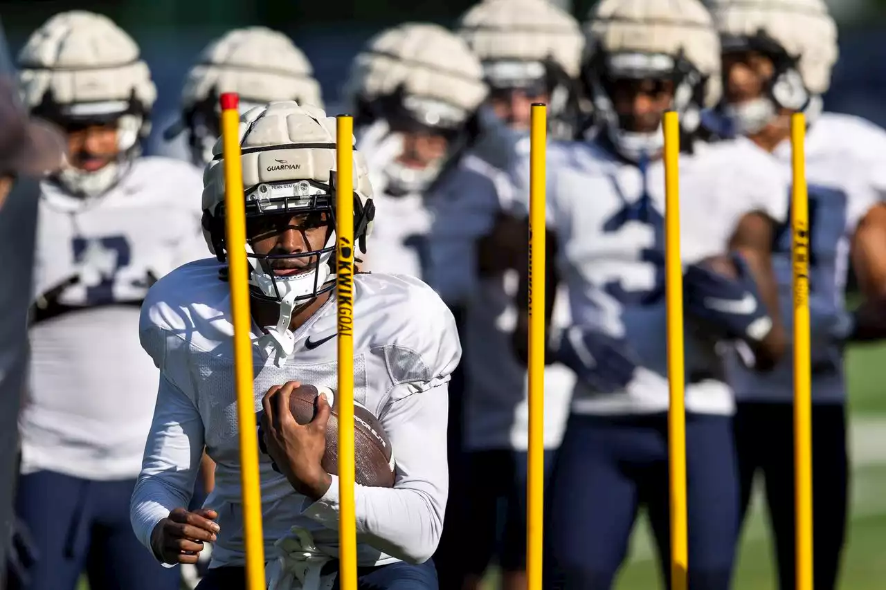 Penn State prepares for Big Ten opener at Illinois; Scenes from practice