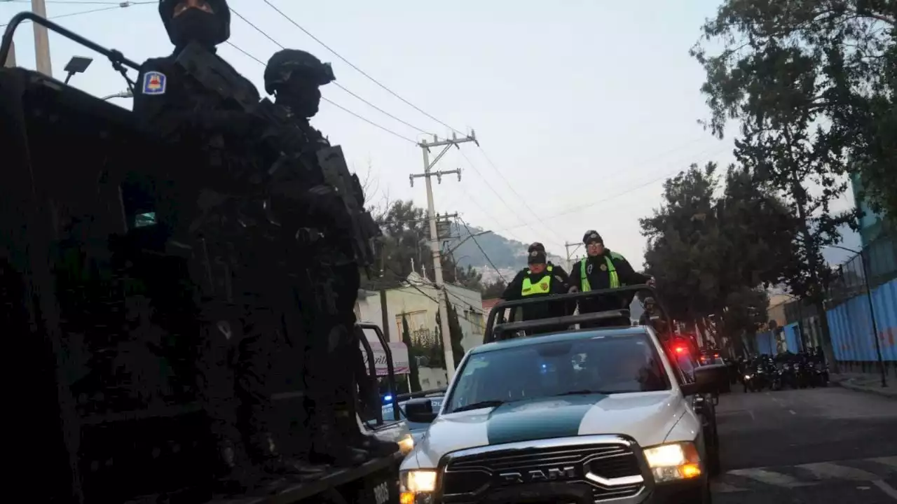 Balacera y detención de cinco presuntos asaltantes en la GAM; uno resultó herido