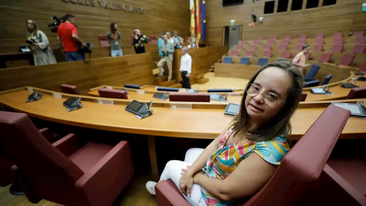 Mar Galcerán, primera diputada de Les Corts Valencianes con síndrome de Down