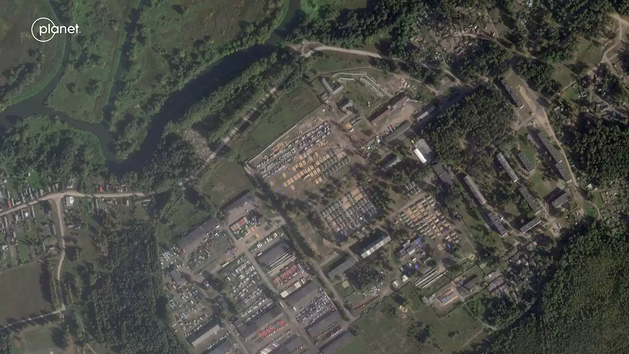 Satellite images appear to show Wagner camp in Belarus being dismantled