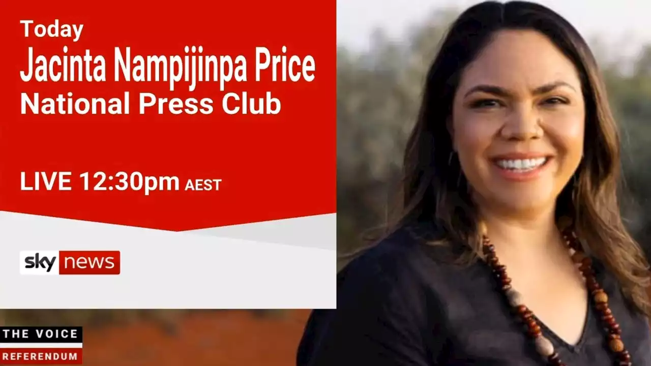 Jacinta Price to argue against the Voice referendum at National Press Club