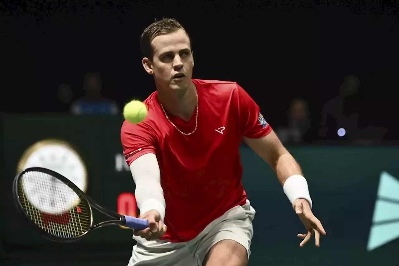 Canada's Pospisil beats Sweden's Borg in Davis Cup singles match