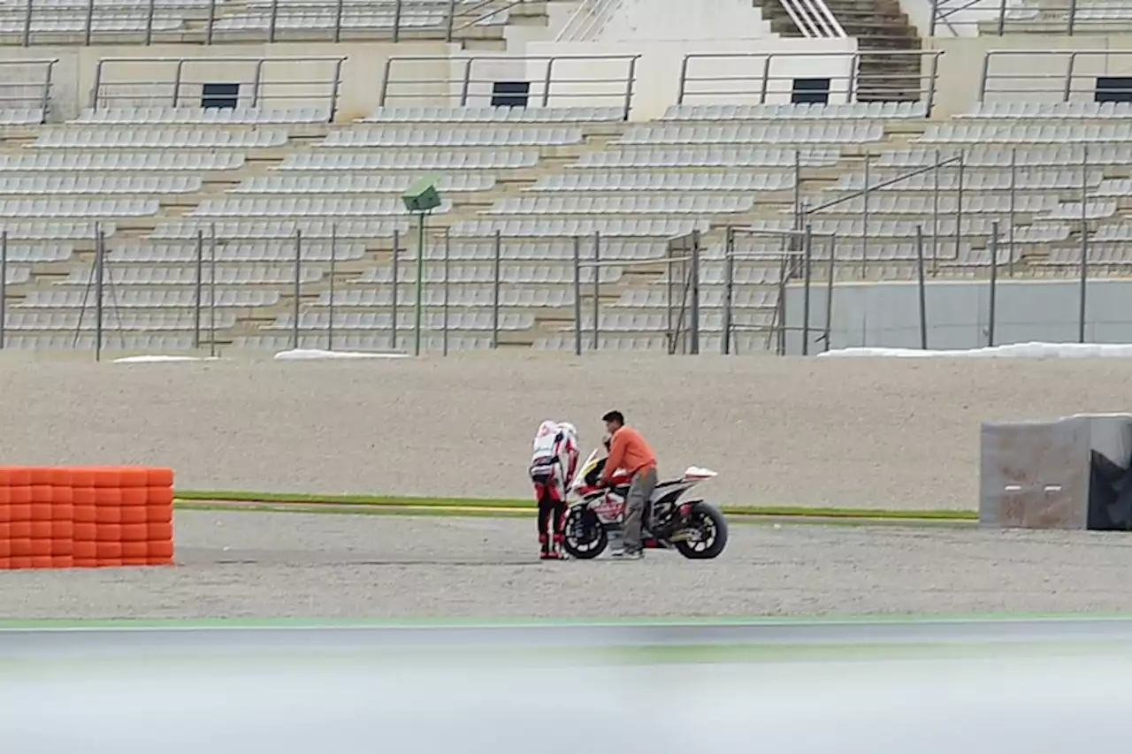 Jorge Navarro (Gresini): Valencia-Test beendet