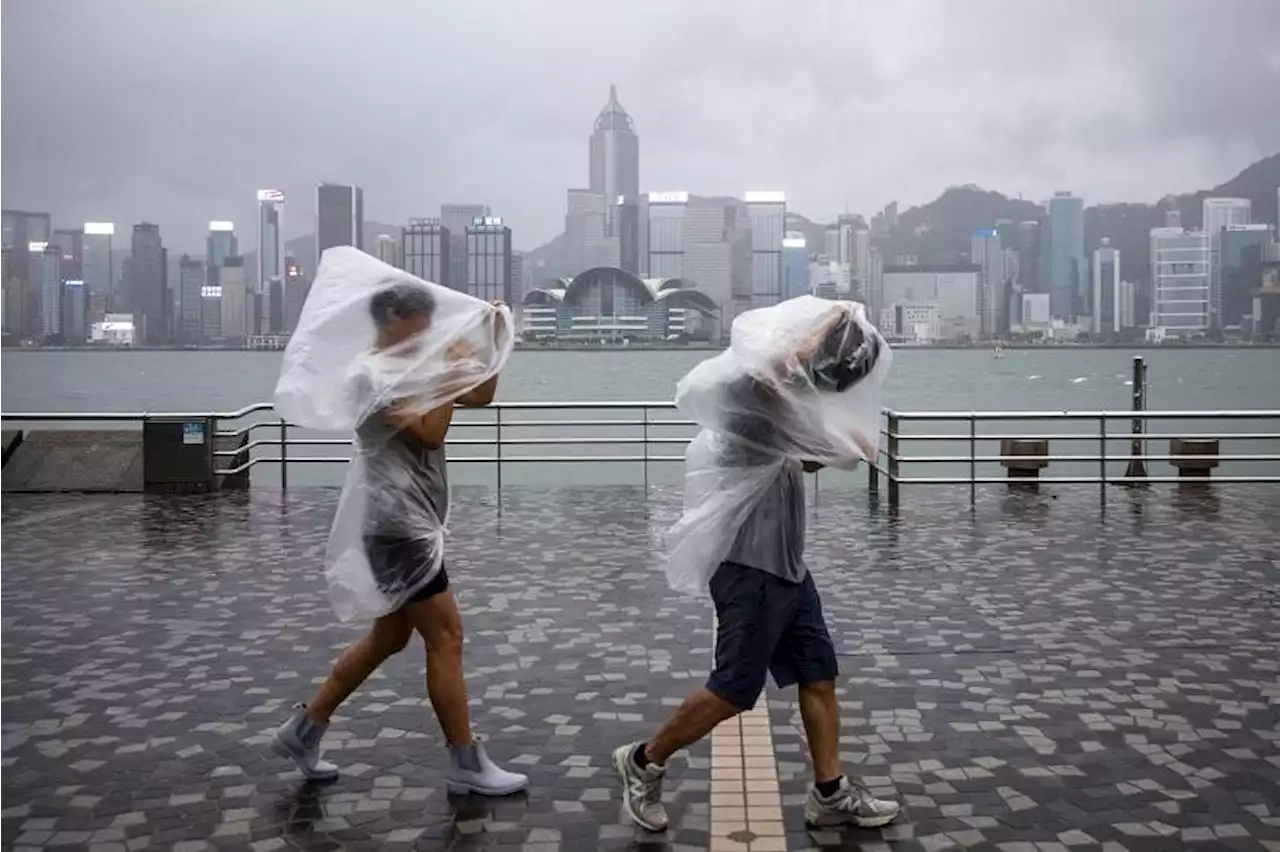 Hong Kong shuts schools after issuing heavy rainstorm warning