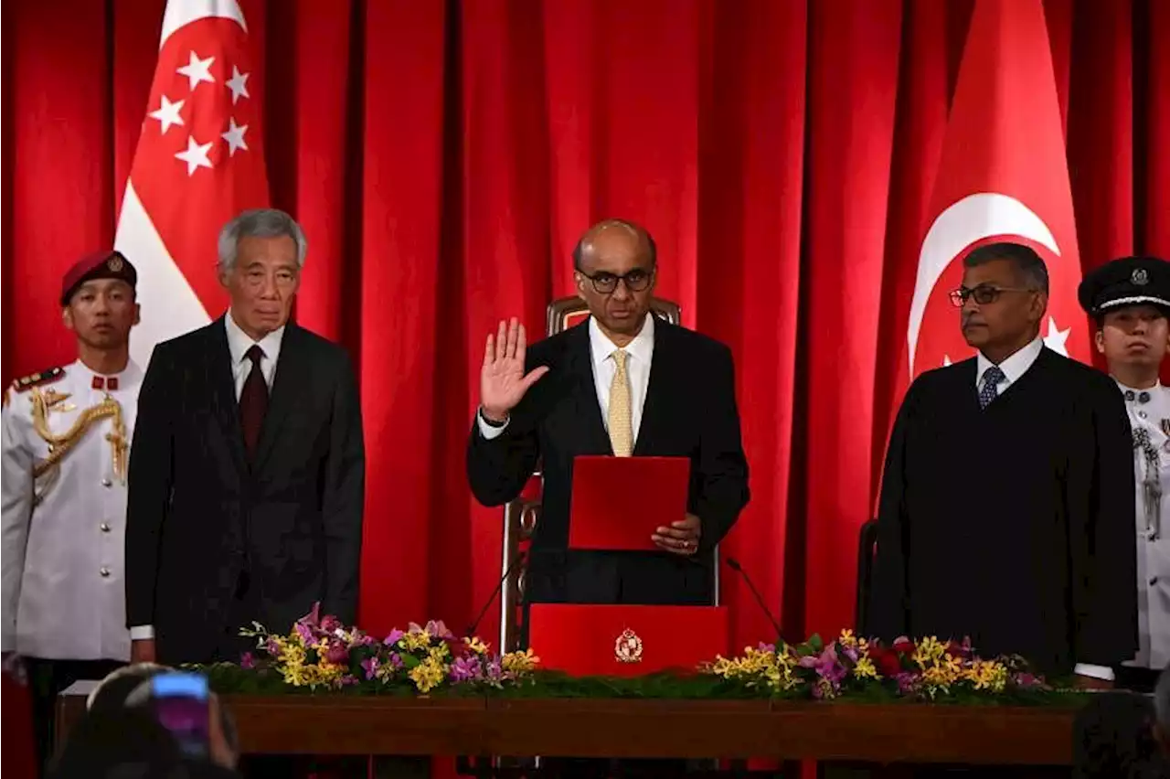 Tharman sworn in as S’pore’s 9th president, reiterates plans to unite nation