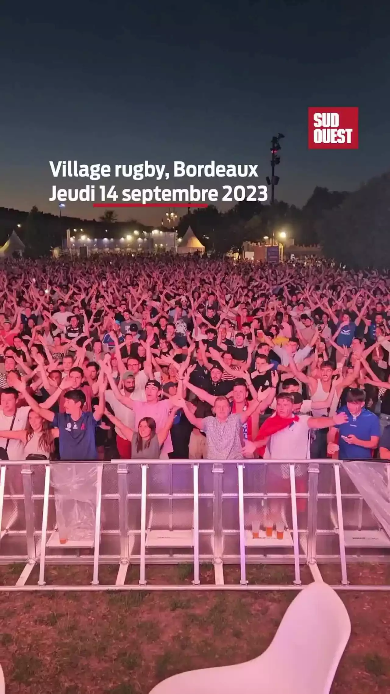 Coupe du monde de rugby : à Bordeaux, un clapping géant pour France-Uruguay