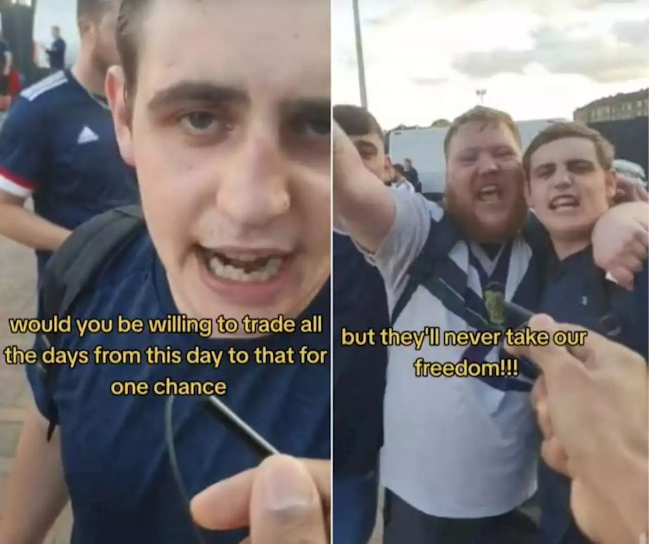 Scotland fans recite iconic Braveheart speech in hilarious viral TikTok