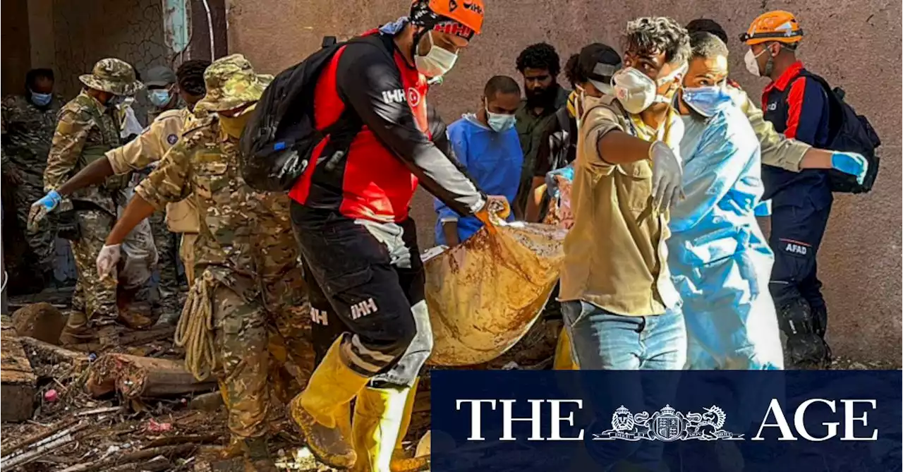 Libyan death toll soars to 11,300 after flooding in coastal city of Derna