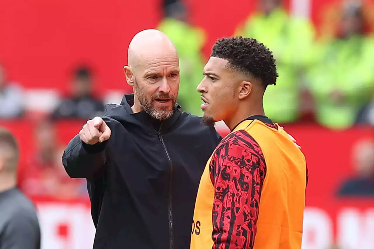 Sancho banished by Man Utd after refusing to apologise to Ten Hag