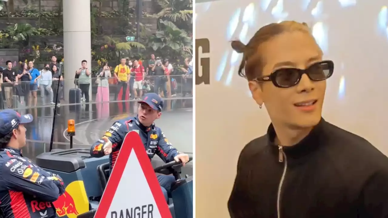 #trending: F1 drivers and performers meet fans, light up social media ahead of Singapore Grand Prix weekend