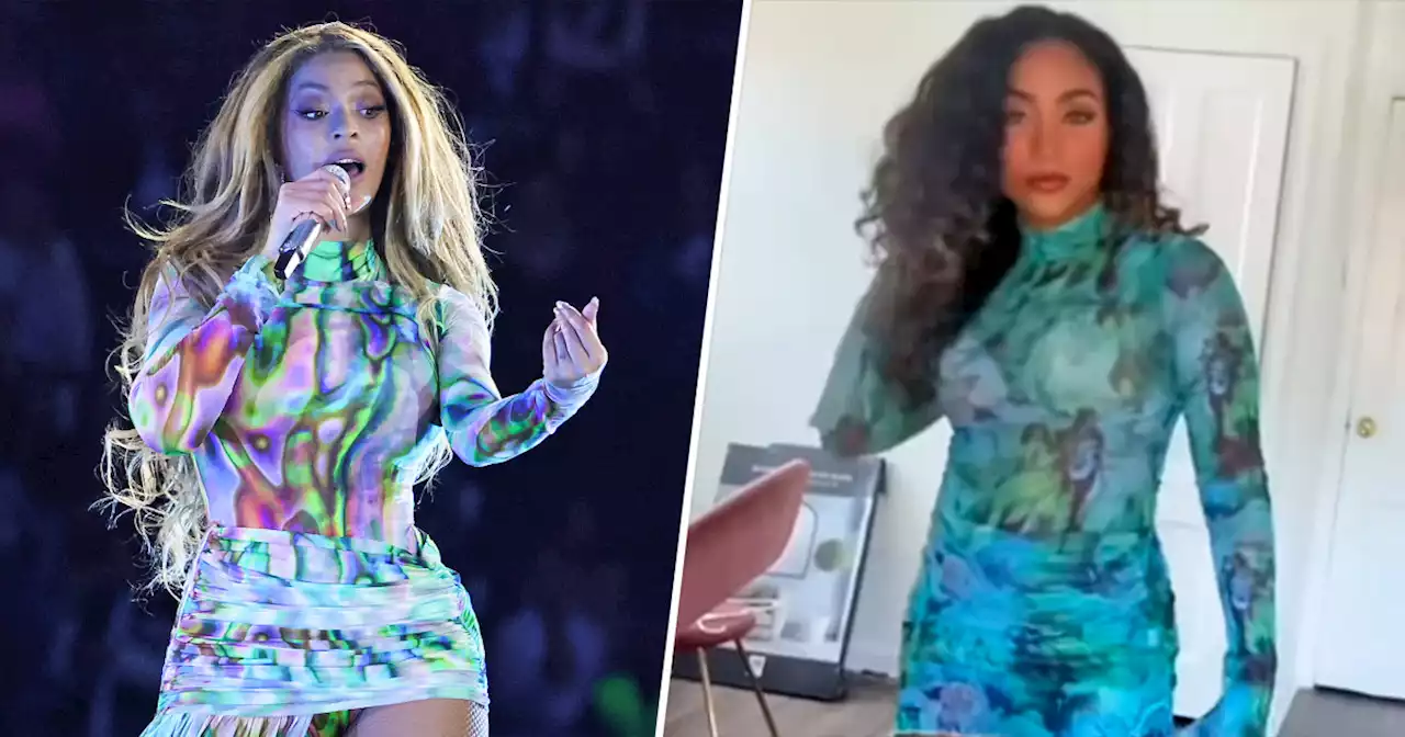 She had nothing to wear to the Renaissance tour — so her dad created a Beyoncé-inspired dress