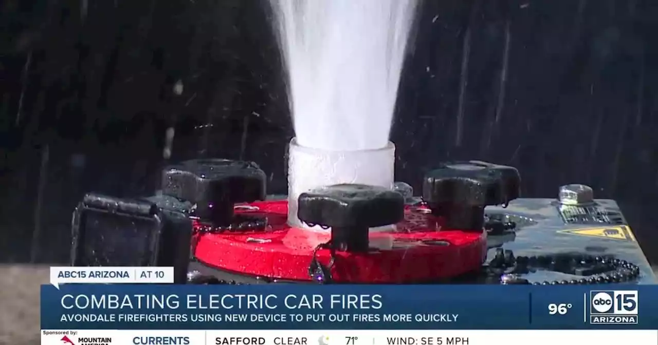 New tool to fight electric vehicle fires comes to the Valley